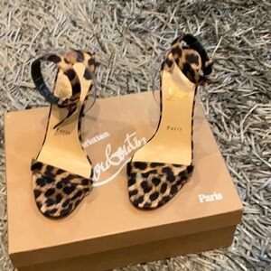 Christian Louboutin Leopard Print Women's Heels